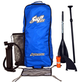 The SUP ATX Inflatable Package includes all the bells and whistles!